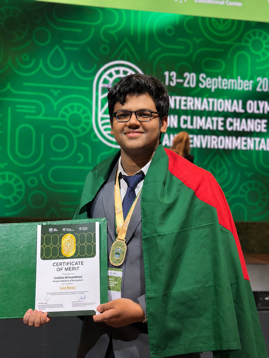 রাশিয়ার ওপেন ইন্টারন্যাশনাল বায়োলজি অলিম্পিয়াডে ব্রোঞ্জপদক জিতে দেশের নাম উজ্জ্বল করলেন তাসিন